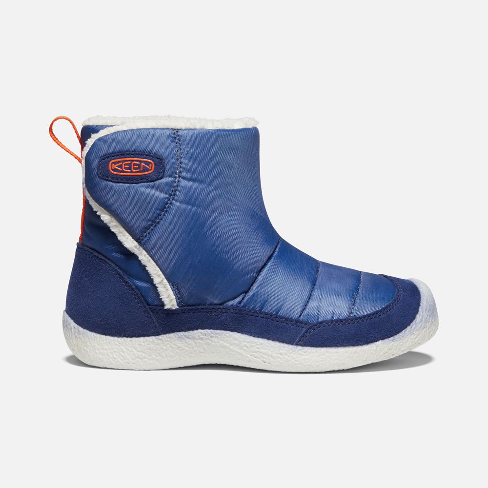 Bottes À Enfiler Keen Enfant Bleu | Howser Ii Boots | TIXSK-4327